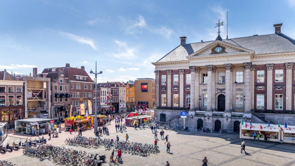 grote markt plein groningen